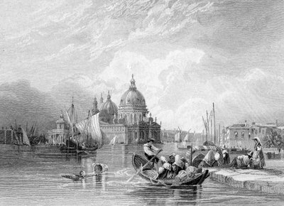 The Grand Canal, Venice, engraved by J. Thomas, c.1829 by Charles Bentley